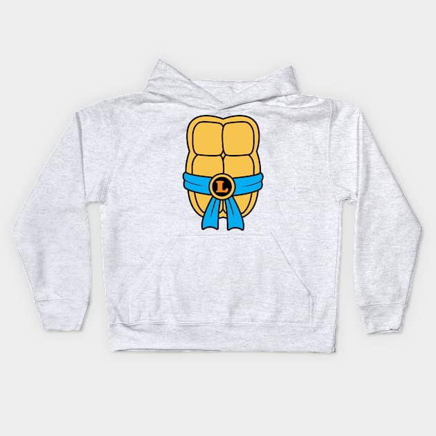 Leonardo Shell Kids Hoodie by liora natalia